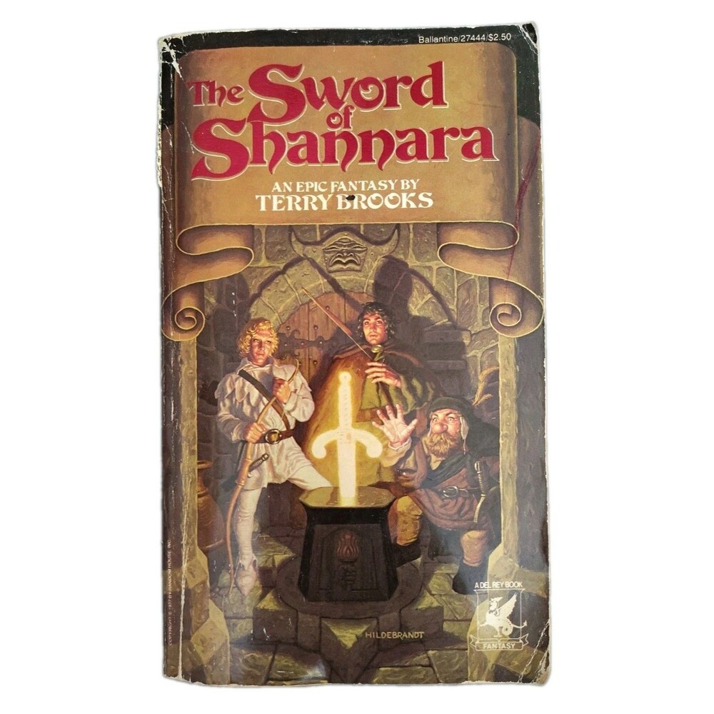 The Sword of Shannara Terry Brooks 1977 1st Edition Paperback Hildebrandt 1st Pr